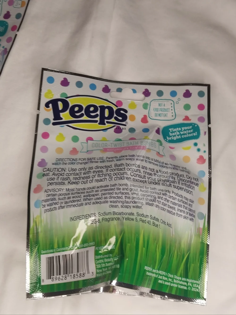 Peeps Color-Twist Marshmallow Scented Bath Bombs